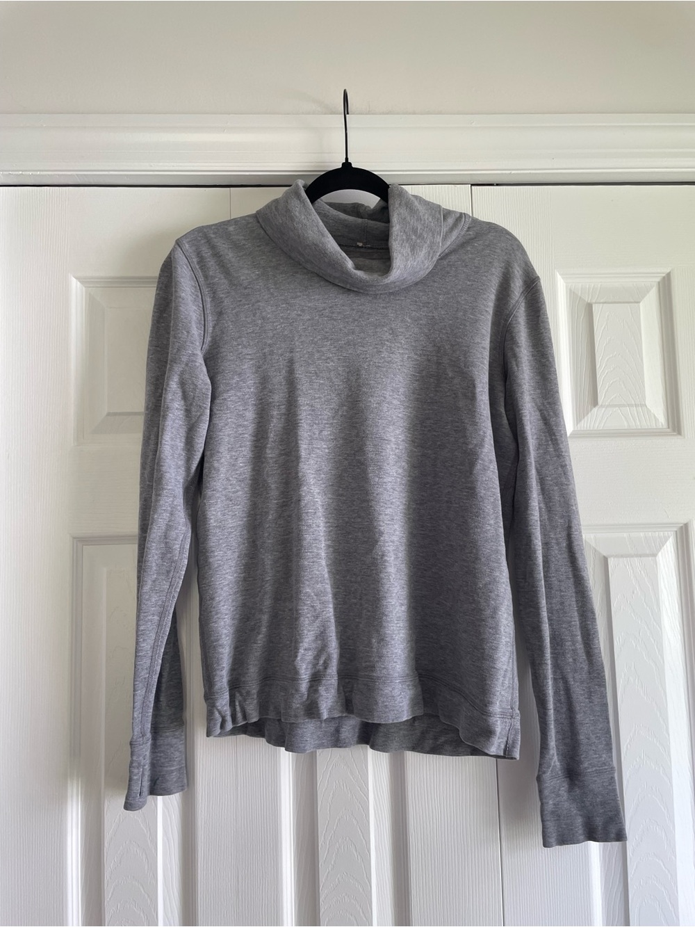 lululemon athletica Light Gray Cowl Neck Sweater